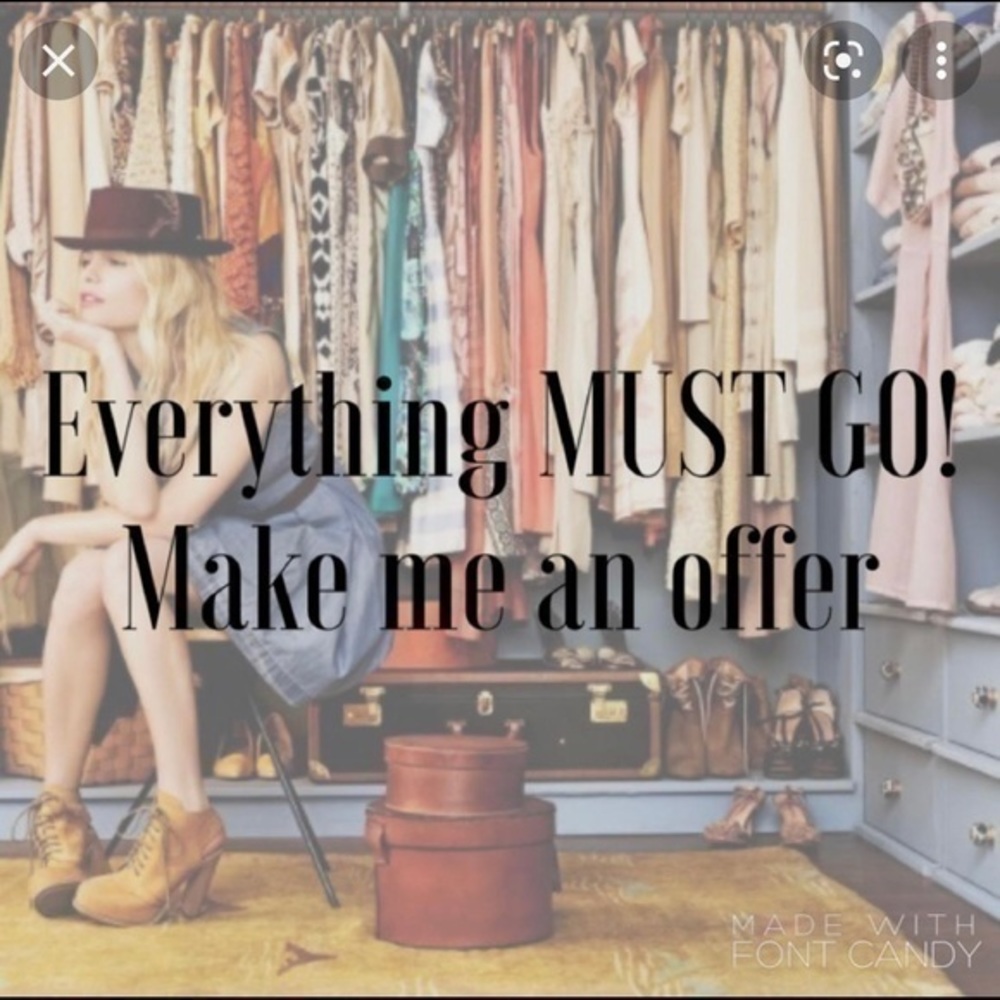 Everything must go. Make an offer!